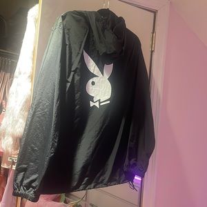 Playboy Pacsun Half Zip Windbreaker Jacket NEW Small ✨